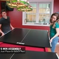 thumbnail image 3 of JOOLA Conversion Billiard Table Tennis Top (15mm), 9' x 5', Black, 3 of 11