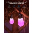thumbnail image 6 of Govee 48ft light Bulbs String RGBW WiFi+Bluetooth, for Indoor and Outdoor Decoration, 6 of 7