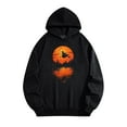 thumbnail image 4 of Frostluinai Holloween Hoodies for Unisex with Pocket Women Men Drawstring Long Sleeve Pullover Tops Funny Holiday Graphic Hoodies, 4 of 6