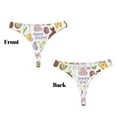 thumbnail image 3 of Fotbe Happy Easter1 Tanga Sin Costuras para Mujer con Estampado – Panties Invisibles, Transpirables y Cómodos para Uso Diario-3X-Large, 3 of 6