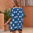 thumbnail image 5 of Baseballs - Spring Sports Women's Swimsuit Coverup Summer Beach Cover Up Bathing Suit Dress, 5 of 6