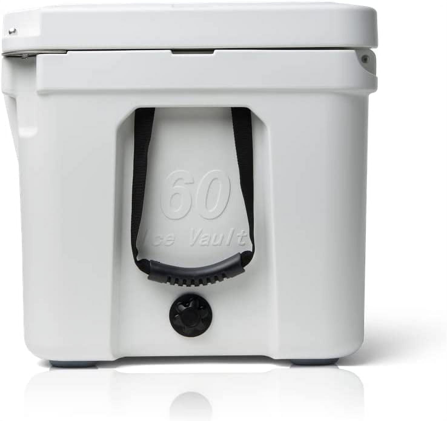 Blue Coolers Ice Vault – 60 Quart, Roto-Molded Ice Cooler | Large Ice Chest Holds Ice up to 10 Days |