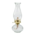 thumbnail image 5 of Chonsun Oil Lamp 12.6" Vintage Gold Accent Home Decor Clear Glass Chimney, 5 of 8