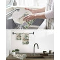 thumbnail image 6 of Rustic Gnome Kitchen Dish Towels for Drying Dishes Set of 2, Spring Flowers Butterfly Beige Burlap Waffle Weave Microfiber Terry Hand Tea Bathroom Towels Quick Dry & Absorbent Towel 15.7x23.6, 6 of 7