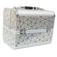 thumbnail image 1 of Milaget Makeup Train Case Beauty Cosmetic Box for Traveling Beauty Tool Makeup Tools A, 1 of 9