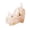 Pink, variant on Little Cat Resin Figurine with Gold Flakes, Decorative Miniature Kitty Statue for Living Room, Office and Desktop Shelf Display
