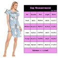 thumbnail image 3 of Women's Sleep Dress Nightgown with Short Sleeves Small Geese and Daisies Sleepwear Sizes S-2X, 3 of 6