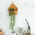 thumbnail image 6 of RGASUIJ Woven Storage Basket Wall Mounted Hanging Basket Wall Hanging Storage Organizer Entryway Mail Letter Holder Wall Decor For Bedroom Home Room Bedroom, 6 of 9