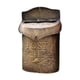 thumbnail image 1 of Buzón de pared estilo shabby chic, buzón de hierro de estilo rústico, buzón resistente a la intemperie, encanto nostálgico para puerta de entrada Bronce, 1 of 8