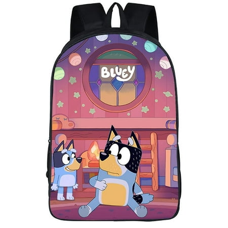 bluey student schoolbag large-capacity single-layer backpack ...