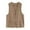 Khaki, variant on Diufon Womens Cotton Linen Vest Solid Color Casual Tops V Neck Sleeveless Tops with Pockets