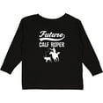 thumbnail image 3 of Inktastic Calf Roping Rodeo Future Cowboy Boys Long Sleeve Toddler T-Shirt, 3 of 5