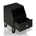 thumbnail image 4 of Furniture of America Clement 1-Drawer End Table, Black, 4 of 5