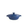 thumbnail image 6 of 10 Strawberry Street Sienna Covered Casserole 10" and 7" Stoneware Bakeware Set of 2, Blue, 6 of 6