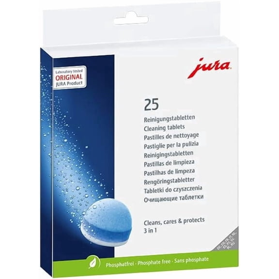 Jura 3-Phase Espresso Cleaning Tablets (25 ct.)