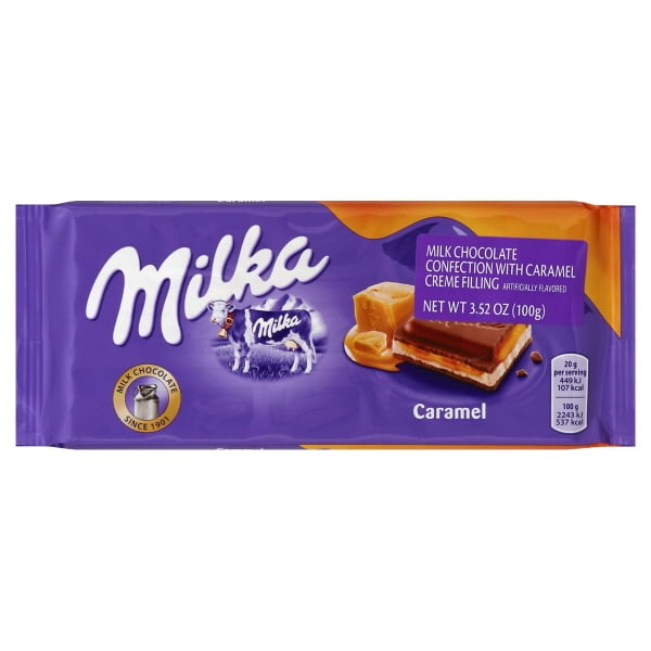 Mondelez Milka Milk Chocolate Confection, 3.52 oz