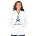 thumbnail image 4 of US Space Force Classic Military Logo Zip Up Hoodie Men's Women's Brisco Brands M, 4 of 6