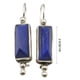 thumbnail image 4 of Estilo Vintage 925 Plata Azul Cristal Cristal Colgantes Pendientes colgantes de piedra facetada de 1 pulgada Joyería de moda de aleación ligera para mujeres Fiesta de ocasión especial Regalo de, 4 of 6