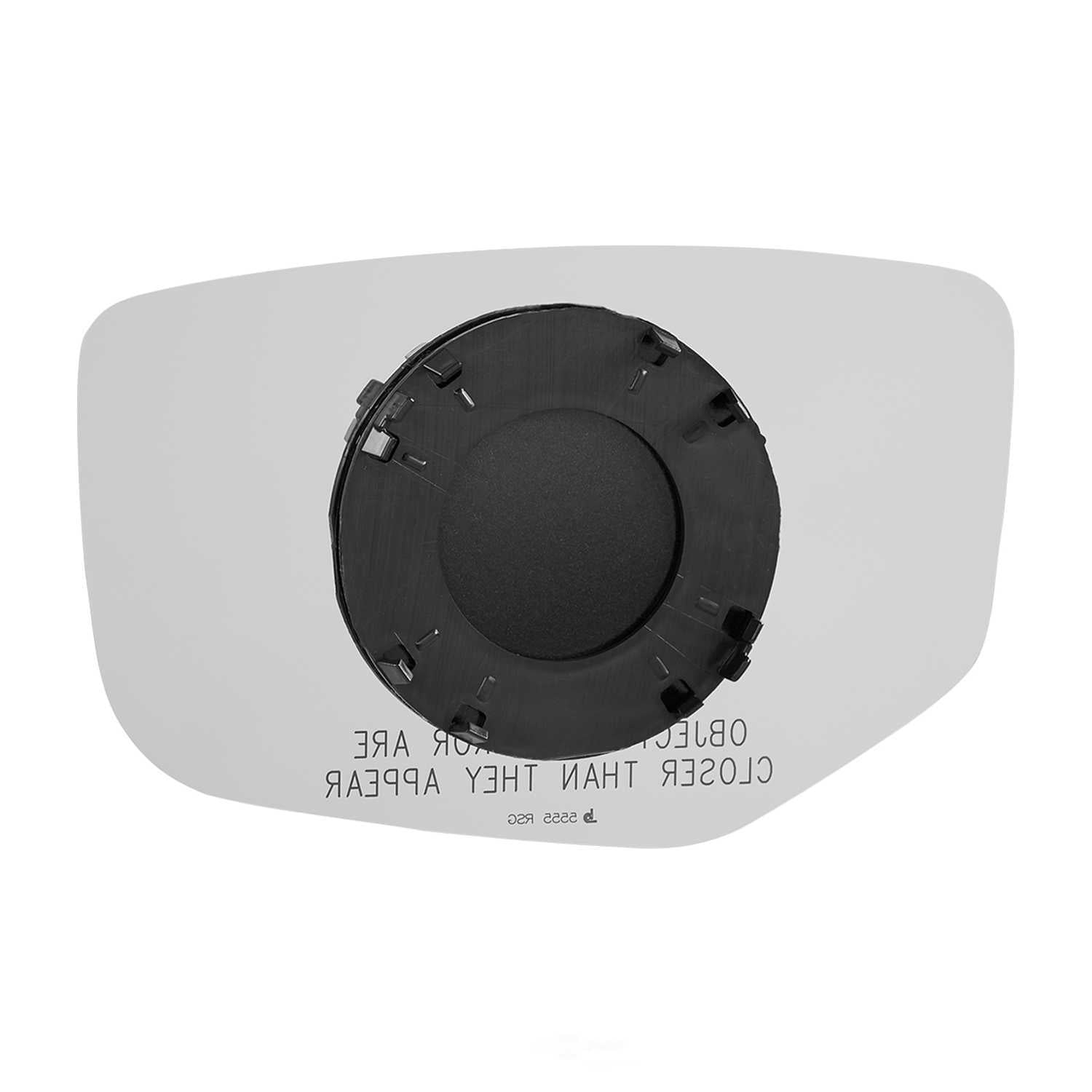 Burco Side View Mirror Replacement Glass with Motor Mount Plate - Clear Glass - 5555RSG