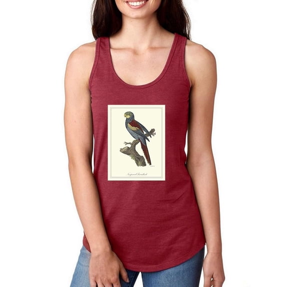 Nonpareil Parrakeet Racerback Tank Women -Sydenham Edwards Designs, Female XX-Large