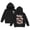 R563/Black, variant on Vividxx Hoodies For Girls Letter Print Hooded Sweatshirts With Pocket Toddler Kids Long Sleeve Hoodie Jacket Comfortable 8-9 Years