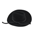 thumbnail image 2 of Miniature Cowboy Hat, 3-Inch, 12-Count - Black, 2 of 2