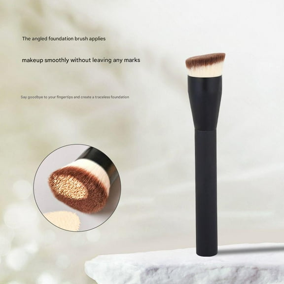 Angled Flat Top Foundation Brush for Liquid BB Cream Blush Powder Professional Makeup Tool Christmas Gift