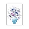 Fravessi Blank Greetings Cards Floral Set of 8 with Envelopes - Walmart.com