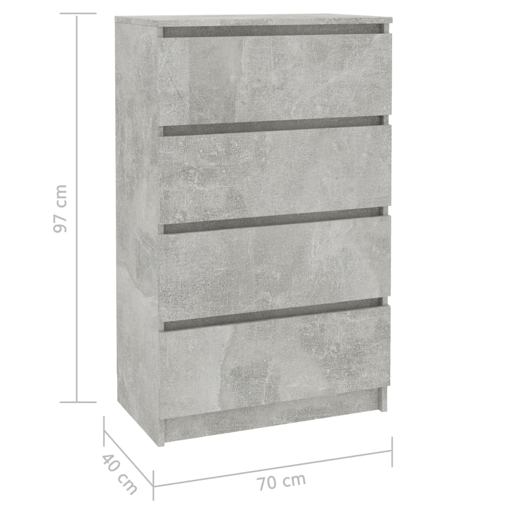 Kepooman 4-Drawer Home Office File Cabinet Sideboard, 23.6" x 13.8" x 38.8", Light Grey Kepooman 4-Drawer Home Office File Cabinet Sideboard, 23.6" x 13.8" x 38.8", Light Grey