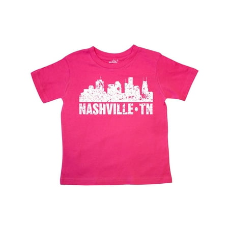 

Inktastic Nashville Skyline Grunge Gift Toddler Boy or Toddler Girl T-Shirt