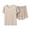 Beige, variant on Wensltd Women Sleep Dress Solid Color Spaghetti Strap Scoop Neck Soft Lightweight Comfy Casual Nightwear for All Season