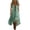 Mint Green, variant on Women's Boho Dress V Neck Lace Up Slip Dress with Lace Trim Flowy Smocked Waist Maxi Dress Renaissance Festival Sundress Mint Green 2XL