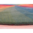 thumbnail image 3 of EORC Lollipop Hand-Tufted Wool Contemporary Swirl Rug, 4' Round, 3 of 4