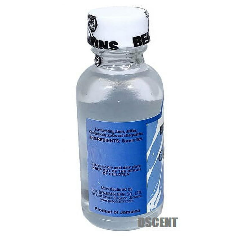 Benjamin's Glycerin Oil, 2 oz/60 mL