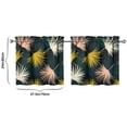 thumbnail image 4 of Hawaiian Summer Vibes 2 Pack Kitchen Curtains 27.5x24 Inch Vibrant Tropical Plant Inspired Window Panels, 4 of 4
