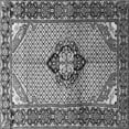 thumbnail image 1 of Ahgly Company Indoor Square Persian Gray Traditional Area Rugs, 3' Square, 1 of 1