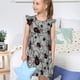 thumbnail image 4 of Fotbe Spiders Vestido de Dormir para Niñas de 3 a 10 Años, Mangas Cortas, Estilo Princesa, Pijama Camisón con Mangas Voladas-X-Large, 4 of 6
