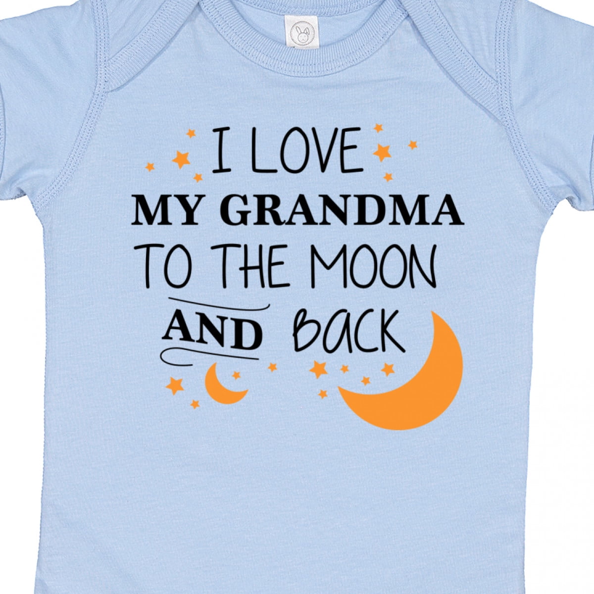 Inktastic I Love My Grandma to the Moon and Back Boys or Girls Baby Bodysuit