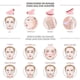 thumbnail image 5 of Rose Quartz Gua Sha Roller Double Headed Face Massager for Skin Care Body and Face Massage Tool White, 5 of 5