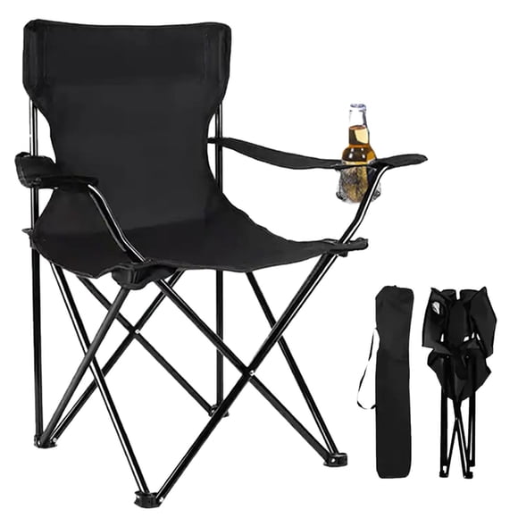 Silla Plegable para Acampar CJR 10 Pack Negro