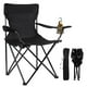 thumbnail image 1 of Silla Plegable de Playa CJR Con Funda Negro, 1 of 9