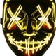 thumbnail image 2 of Máscara de fantasma de luz fría de Halloween 4 modos de iluminación Accesorios de disfraces para fiestas navideñas, 2 of 5