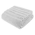 thumbnail image 5 of American Soft Linen Luxury 35x70 Jumbo Large Bath Towel, 100% Cotton Turkish Bath Towel Sheet, Silver Gray, 5 of 9