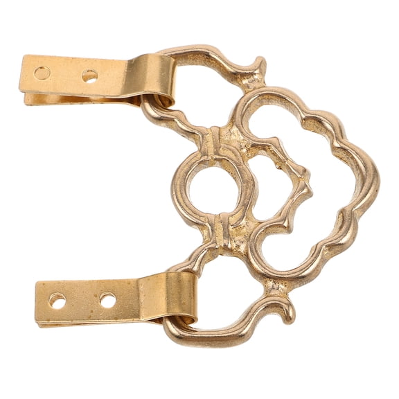 STRANDCHIC Golden Antique Picture Frame Hanging Hook Metal Bracket for Home Decoration