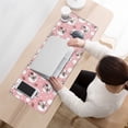 thumbnail image 3 of Long Mouse Pads for Desk,Pink Cow Strawberry Hat Pattern Desk Mats on Top Of Desks, Desk Mouse Pad Extra Large with 3mm Non-Slip Base and Stitched Edge for Gaming,Office,Work,Home 31.5"x11.8", 3 of 6