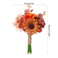 thumbnail image 3 of Floral Bridesmaid Bouquets, Small Wedding Flower Holders, Cute Sister Gift, Simple Design, For Bridal Party, Handheld Accessories, Fresh Look, Spring Occasion, Artificial Petals, Gift Set Yhsdtq, 3 of 6