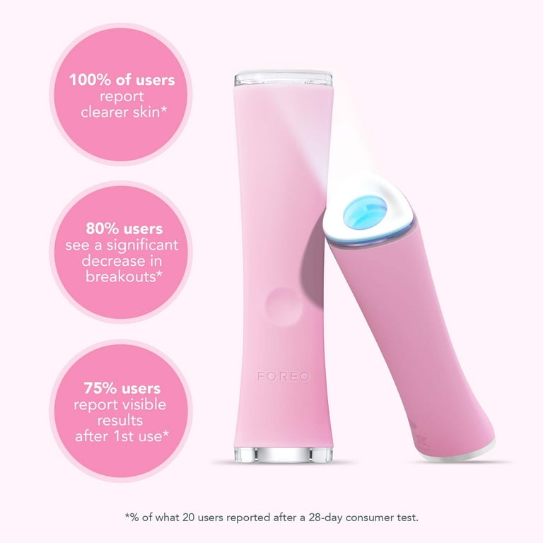 Foreo ESPADA Acne Clearing Blue LED Light Pen, Pink - Walmart.com