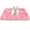 Gradient Pink, variant on Exclusivo Mezcla Soft Plush Dog Bed Crate Mat for Small Dogs (26*20*4 in), Faux Fur Fluffy Dog Pet Cat Kennel Pad with Anti-Slip Bottom, Machine Washable, Rainbow