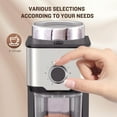 thumbnail image 4 of Burr Coffee Grinder, Adjustable Coffee Bean Grinder Electric with 14 Grinding Settings,2-12 Cups f Espresso, Drip Coffee and French Press, 4 of 4