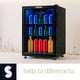 thumbnail image 3 of Enfriador de Bebidas Frigobar Compacto Negro Mini Refrigerador de Acero Inoxidable Ideal Para Espacios Pequeños Frigobar Mini Multifuncional Mini nevera Latas De Refresco (48 Litros), 3 of 7